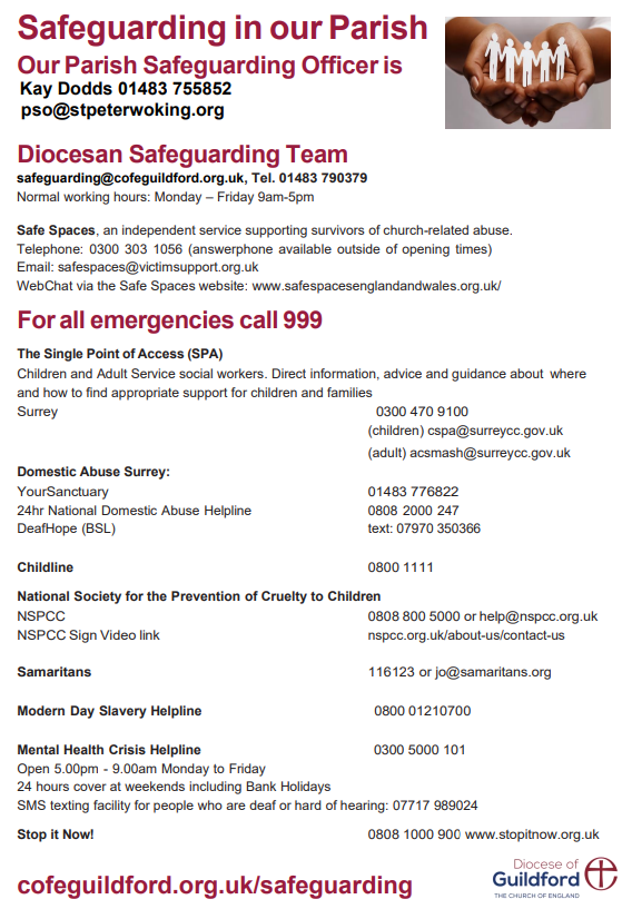 Safeguarding Poster 2024