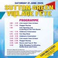 Sutton Green Village Fete - Saturday 21 June